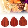 3 buc chitară pick din lemn de trandafir 1 mm grosime chitară pick instrument muzical accesoriu pentru jucători