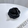 Elegant Camellia Bow Brooch: Retro Pearl Flower Corsage Pin