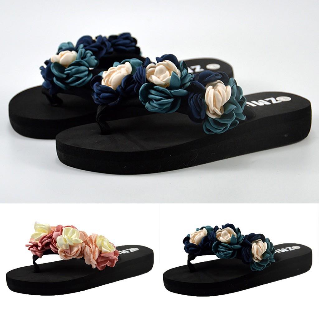 Women Flat Bottom Slippers Sandals Home Bathroom Beach Flip Flops Shoes Womens Flip Flop Slippers Size 8 Sandalias Femininas