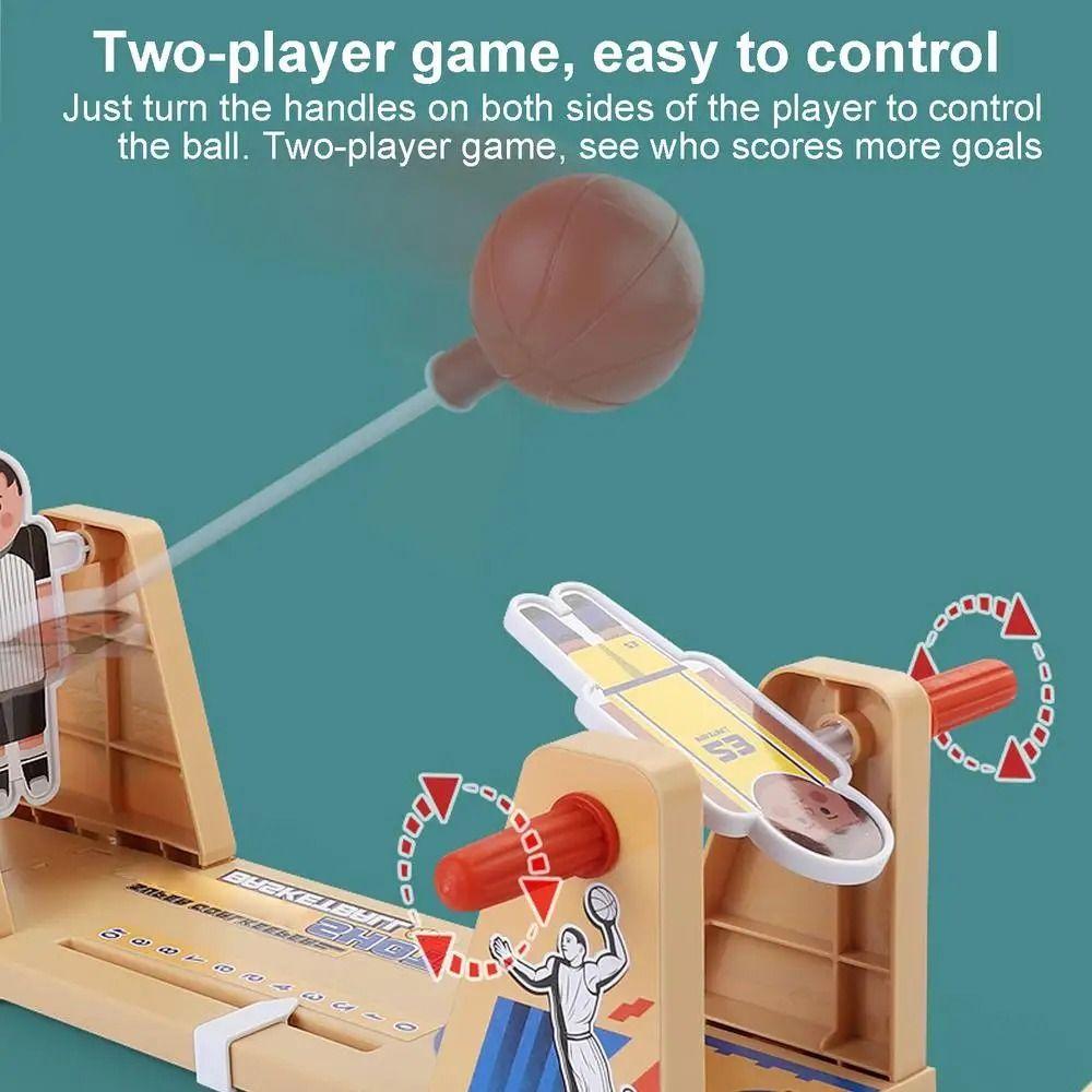 Stolní basketbalová hra pro 2 hráče Sportovní interaktivní stolní bitva Hračka Rodinná párty hra