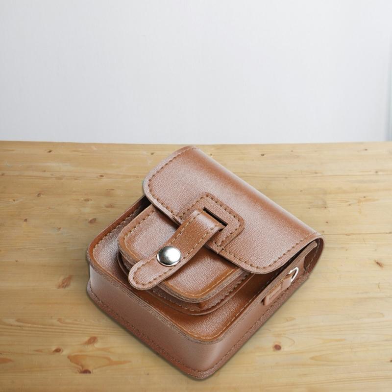 Portable Storage Case Pouch Shockproof Organizers Bag Suitable for RG34XXSP Handheld Console Water Resistant PU Leather