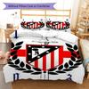 Juego de Edredón Ropa de Cama Atleti Funda de Edredón Funda de Almohada Decoración del Hogar Regalo de Cumpleaños (1 * funda nórdica + 2 * fundas de almohada, sin núcleo)