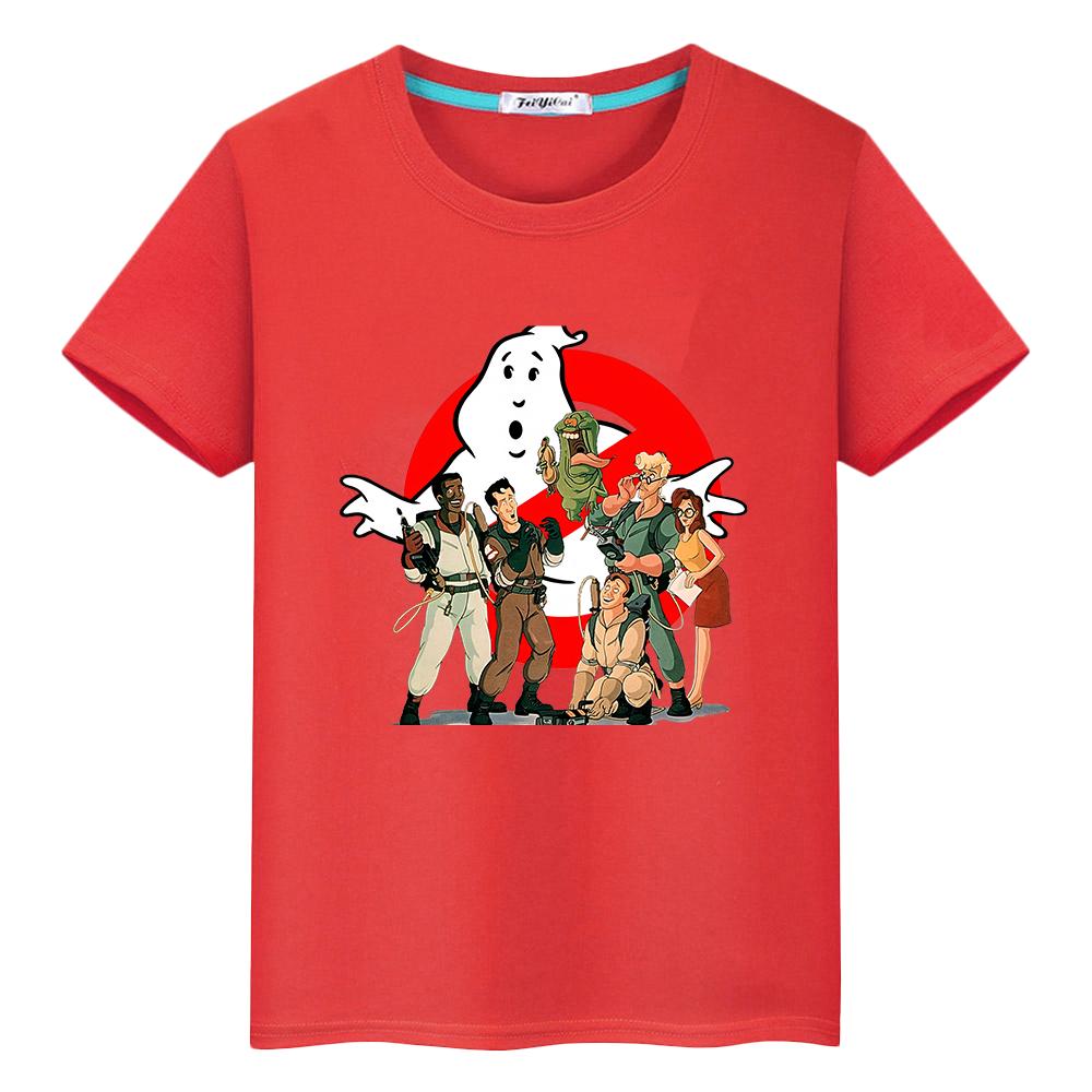 Ghostbusterst Anime krátké tričko pro děti chlapec 10let Kawaii potisk 100% bavlna pride tričko y2k oblečení pro batolata a dívky dětské oblečení