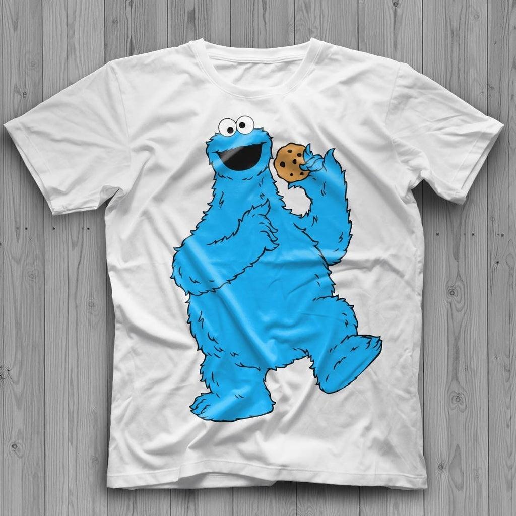 Cookie Monster Cartoon Retro Unisex T-shirt S-5XL Unisex T-Shirt M