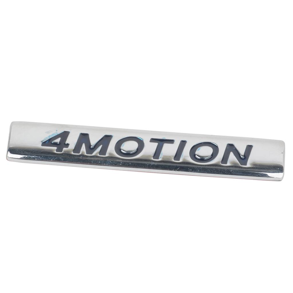 New 3D Metal 4MOTION Car Side Body Trunk Emblem Badge Sticker Decal Silver+Black
