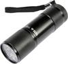 ALUMINUM FLASHLIGHT, 9 LEDS, BLACK - YT-08570