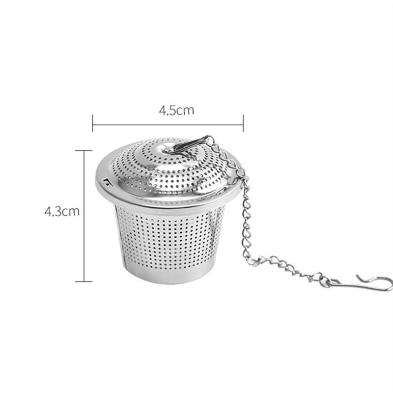 Multi Style Tea Infuser For Spice Fine Mesh Coffee Herbal Filter Kitchen Soup Seasoning Ball Tea Strainer Teaware Accessories