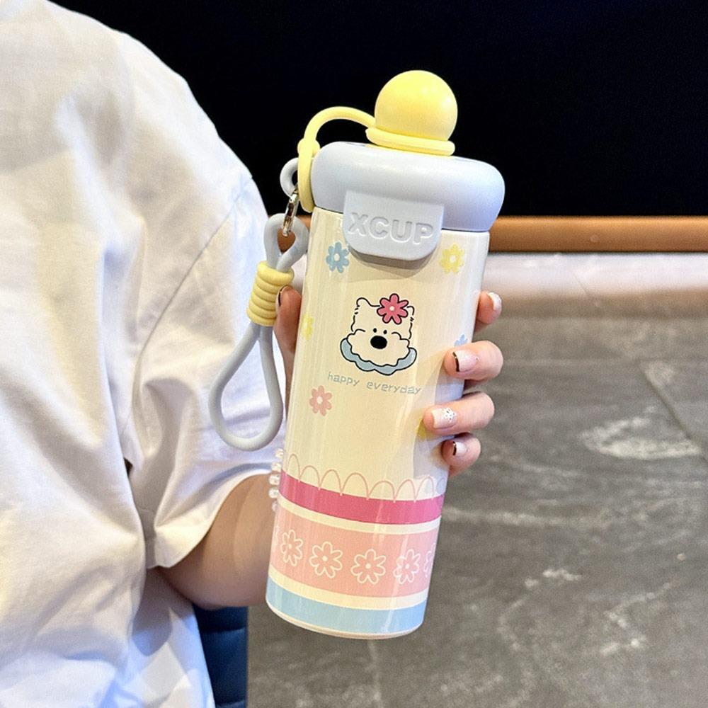 

High-Capacity Floating Ball Insulated Cup Insulation Or Cooling Insulated Cup for Boys and Girls жёлтый