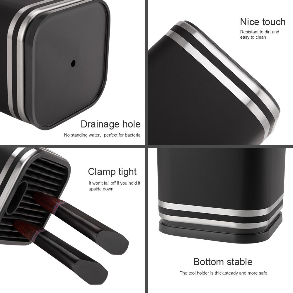 Fashion Knife Stand Holder For Food Prep Area Knife Steel Knife Holder Stand Block High High-grade Kitchen Accessories