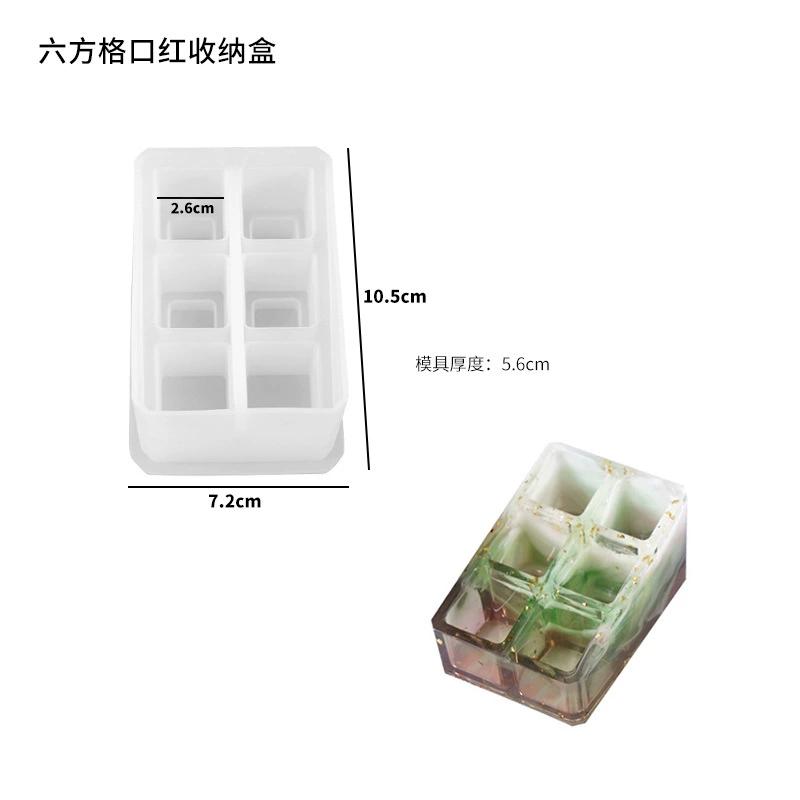 WTEMPO Spring Summer Ice Cube Making Mols DIY Silicone Epoxy Resin Mold Multi-Slot Organizers Casting Molds