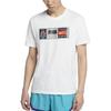 Nike T Shirts Men's White Crew Neck Moderate Straight Fit ci9847-100