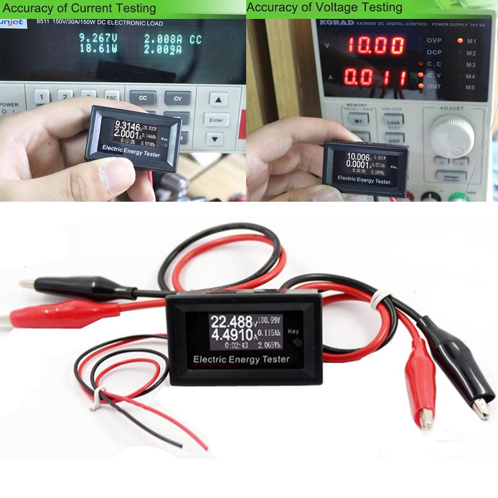high-precision USB voltmeter ammeter//capacity watt-hour power detection controll