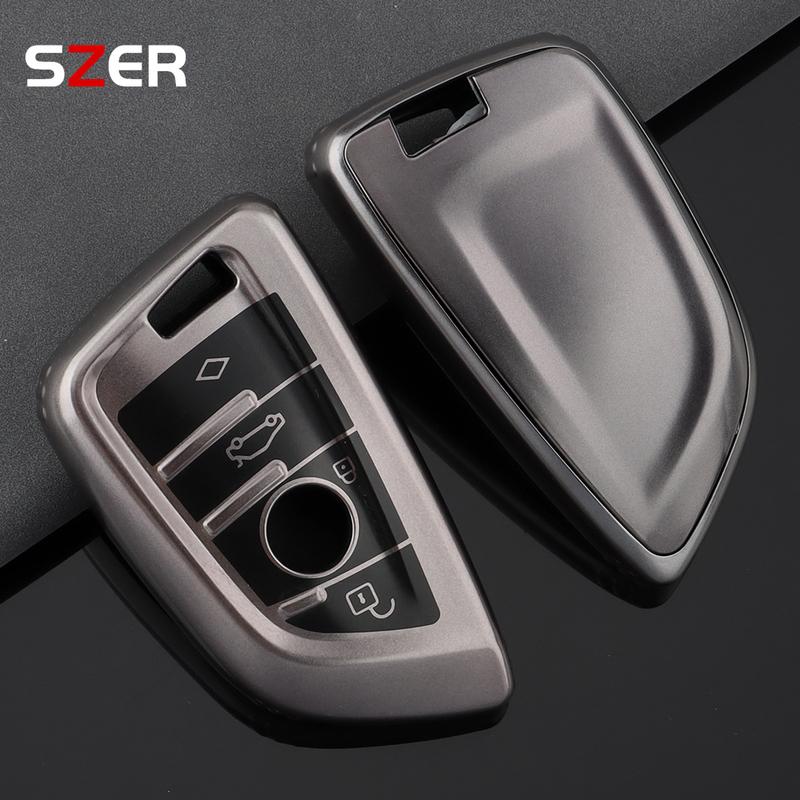 Soft TPU Car Key Case Cover Shell For BMW X1 X3 X5 X6 X7 1 3 5 6 7 Series G20 G30 G11 F15 F16 G01 G02 F48 Holder Bag Accessories