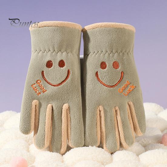 Kids Ski Gloves Winter Windproof Thermal Snow Gloves Cartoon Fleece Warm Mitten for Boys Girls Skiing Snowboard Cycling