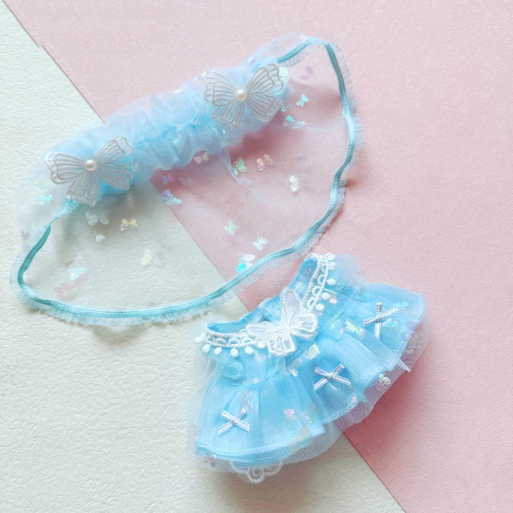 Lolita Cotton Doll's Clothes Wedding Dress Plush Doll Clothes  20cm Cotton Doll