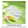 6 Cavity Cocoa Pod Silicone Mold Heat Resistant Food Grade Silicone DIY Cake Decorating Tools BPA Free Flexible