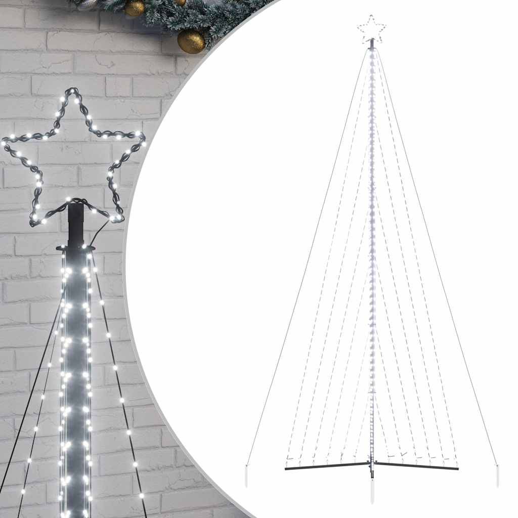 LED Christmas Tree 789 Cold White LEDs 476 Cm