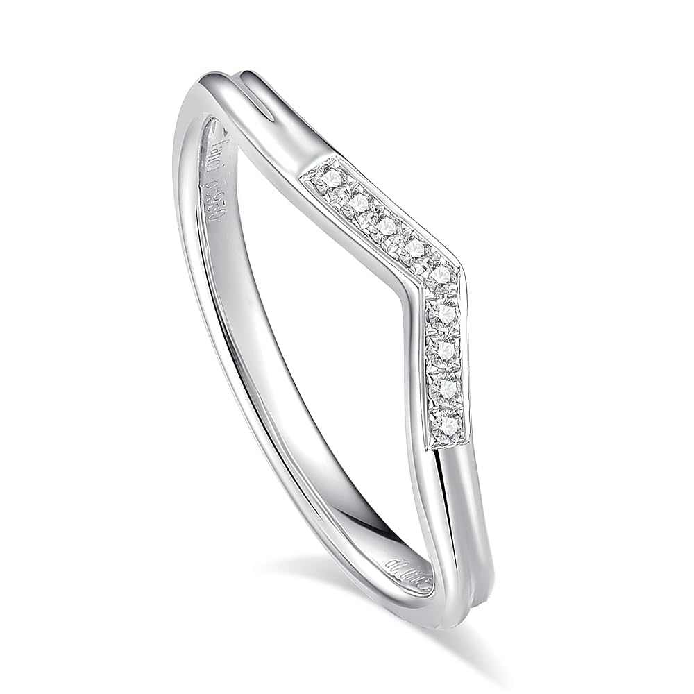 FANCIME Diamond Ring for Size Wedding Gift Wrapping Included Women, Platinum, 16, Pt950, Lab-Grown Diamonds, Engagement, Wedding, Proposal, Reception,