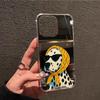 Cute Dog Pattern Phone Case For iPhone 11 12 13 14 15 16 17 Pro Max XS X XR 7 8 Plus Make Up Mirror Shockproof Soft Cover