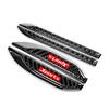 Universal Pair aluminium alloy + Real Carbon Fiber Car Side Body Fender Trims De