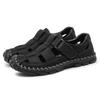 39-48 Summer Men's Closed Toe Large Size Genuine Leather Casual Sandals Outdoor Hiking Sandals
