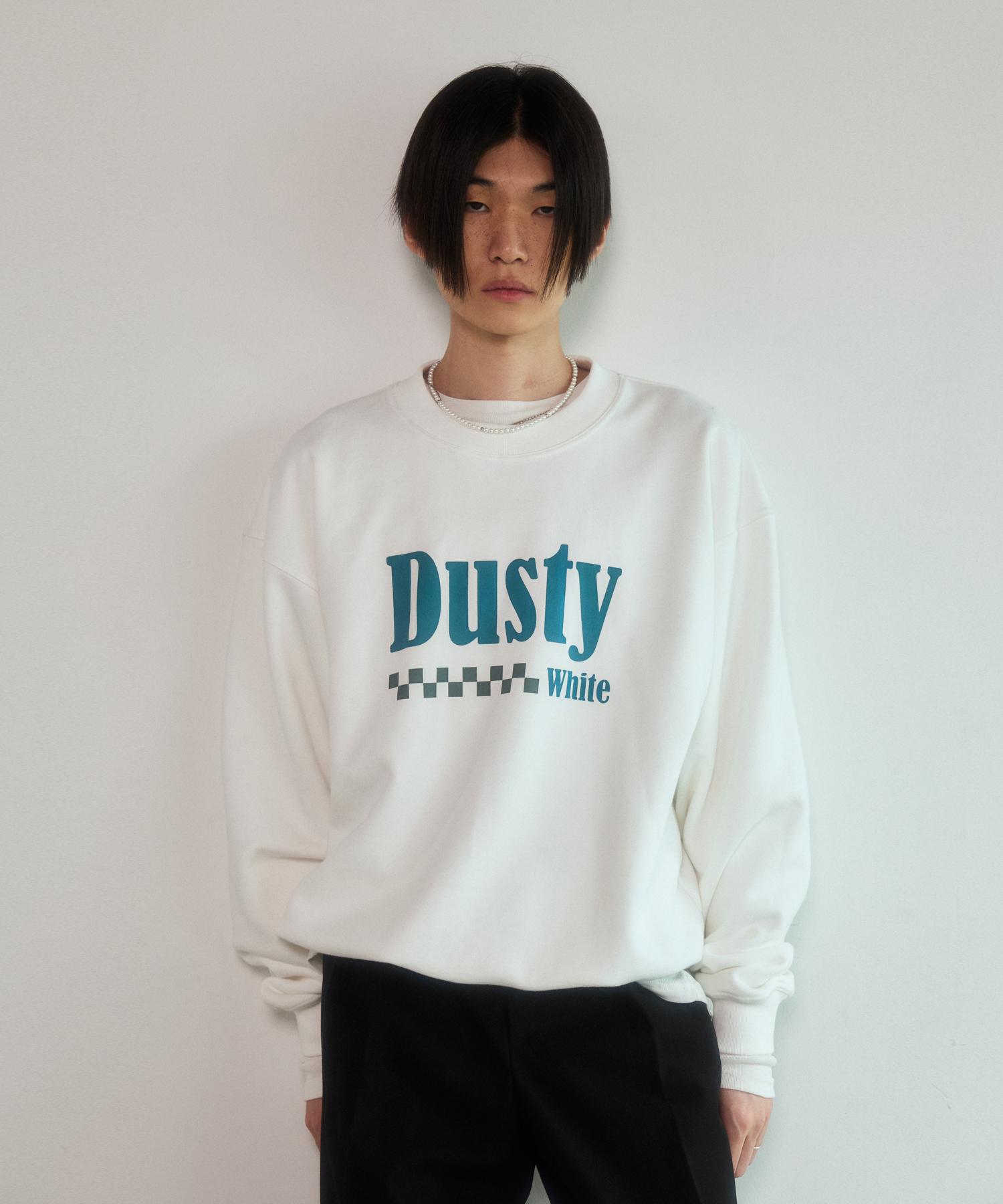 The Dusty White White Dusty Artwork Sweatshirt L