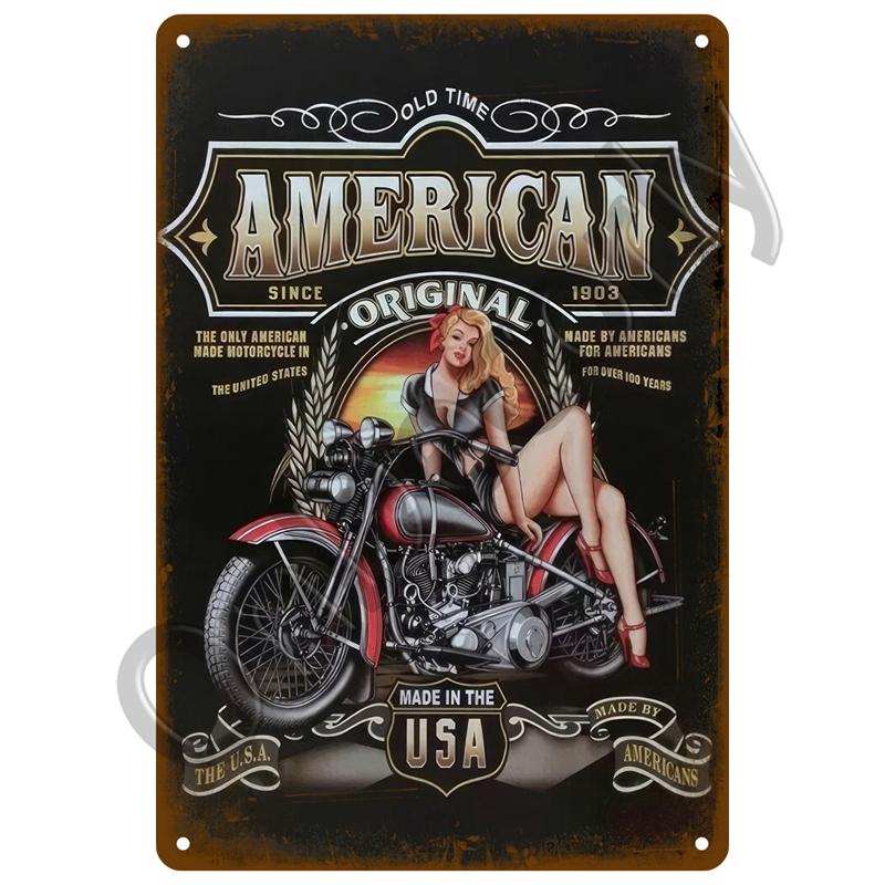 Wanddekoration Retro Motoröl Gas Racing Metallschild Vintage Poster Für Eisenplatte Garage Man Cave Zubehör Blechschild Dekor