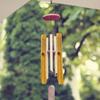 10 Pezzi Componenti Campanelli a Vento in Bambù Ciondolo da Appendere DIY Tubo Campanelli a Vento Esterno Materiale Vuoto Vintage