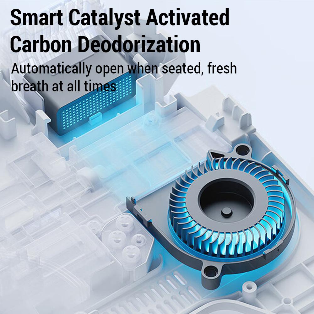 Toilet Cover Heating Toilet Cover Cleaning Body Cleaner Deodorant Antibacterial Warm Air