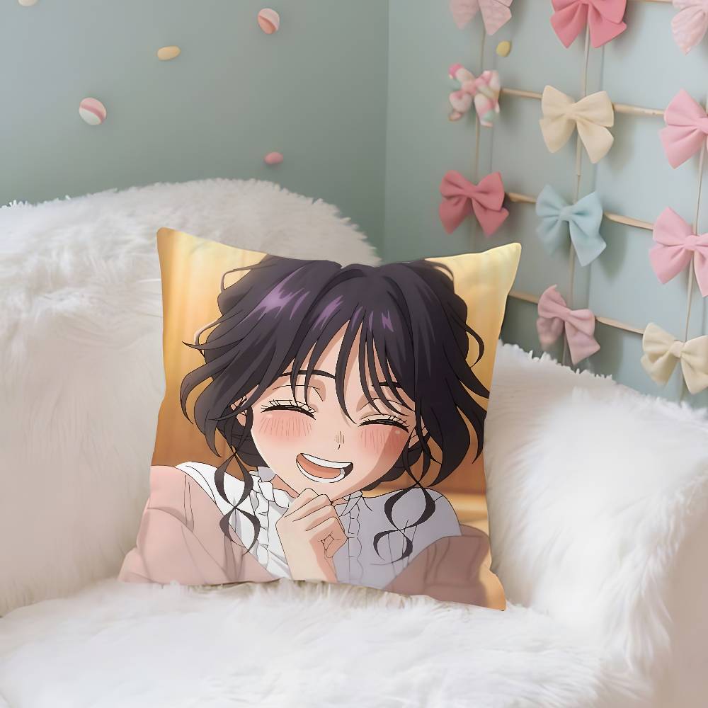 Kawaiiwaguri Anime KaorukoS Case Plush Fabric Soft Pillowcase Double Sided Print Cushion Cover Household Gifts