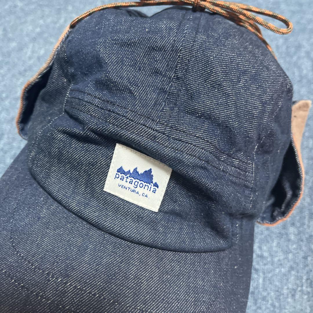 

[USED] Patagonia Navy Work Cap with Earflaps