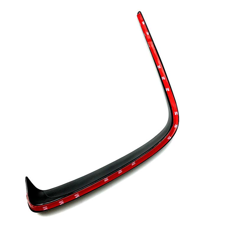 For Mercedes Benz A-Class W176 A45 AMG 2013-2018 Hatchback Rear Bumper Lip Spoiler Side Canards Splitter Body Kits Gloss Black