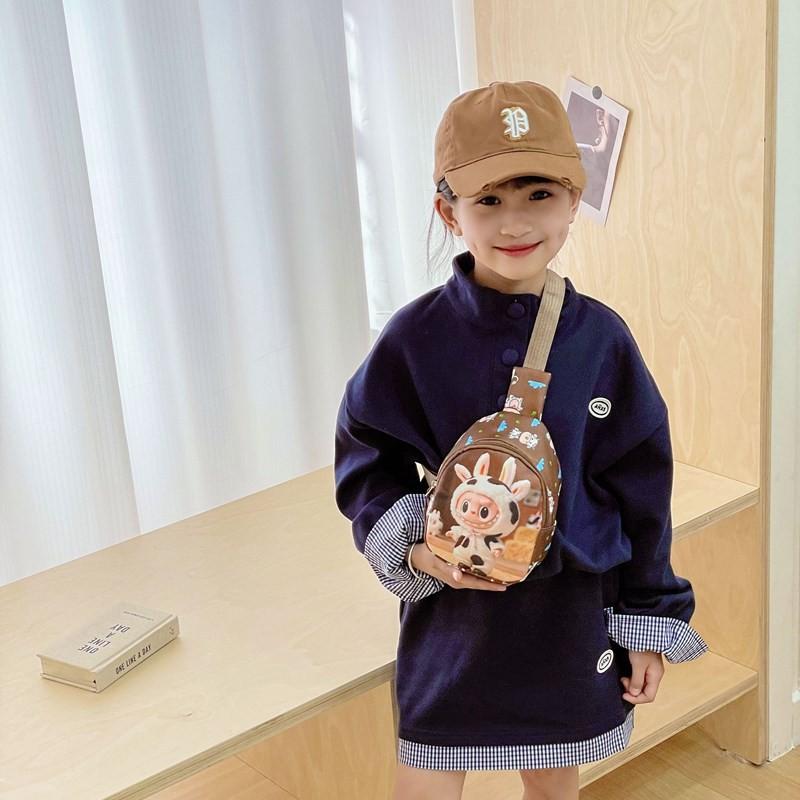 Cute Children Cartoon Crossbody Bag Breathable Playtime Kindergarten