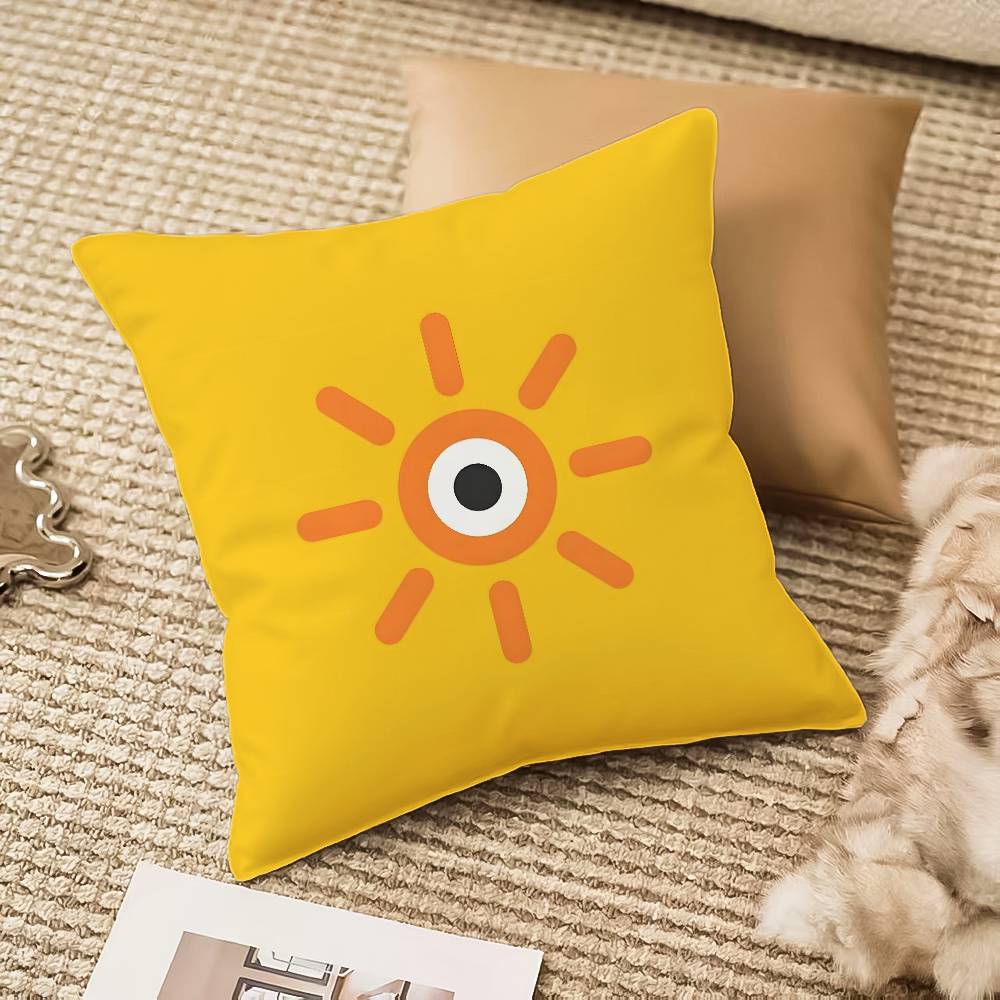 Ästhetische Kunst J-Jean-Jullien Kissenbezug Anti-Hausstaubmilben Kissenbezug Verdeckter Reißverschluss Seidig Plüsch Sofa