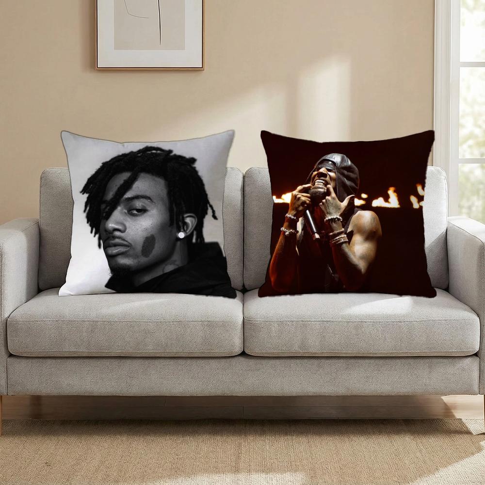 P-Playboi Carti SINGER Cushion Cover Multi-Scene Pillow Cover for Home & Car - Reversible, Soft & Durable for Daily Use