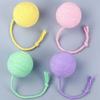 Sisal Balls Cat Squeaky Toy Kitten Balls Toy Cat Interactive Toy Funny Balls Teaser Self-playing Cat Scratcher Toy Balls