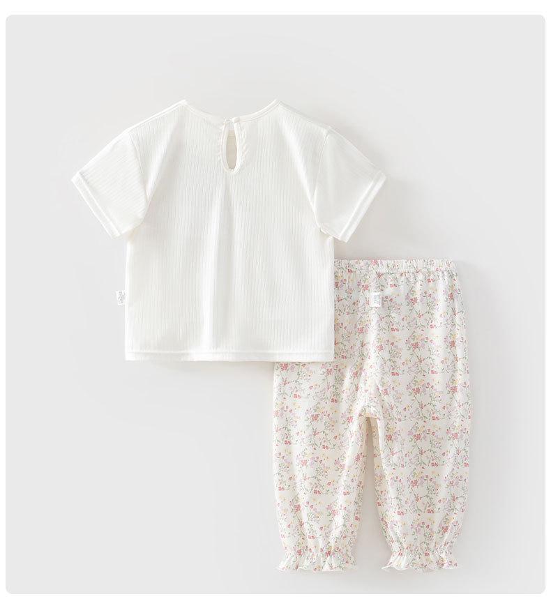 Infant Long-Sleeve T-Shirt & Leggings 2-Piece Set - Summer Outfit for Kids