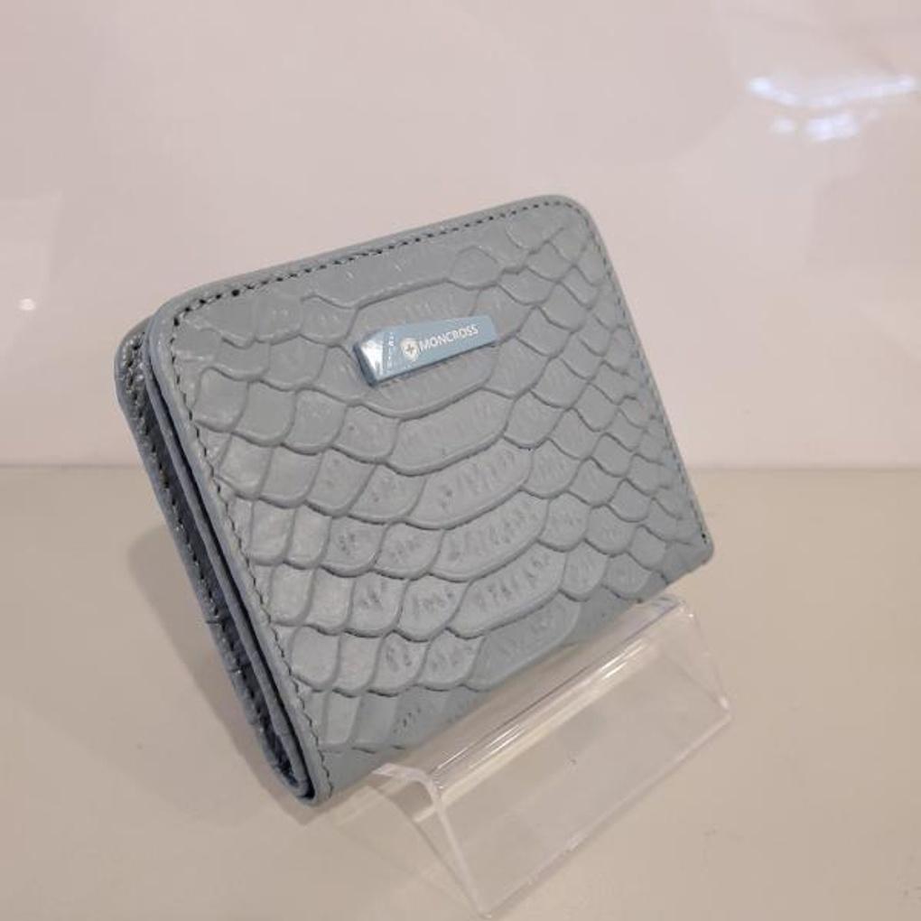 Moncross AW1180 Cowhide Women's Mini Bifold Wallet