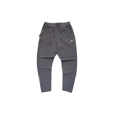 Sportovní kalhoty s potiskem loga, elastický pas, úzký střih, pánské spodní díly, šedá, CD8219-015