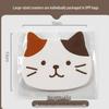 Cute Cat & Puppy Expression PVC Silicone Non-slip Heat Insulation Coaster Mat