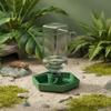 Automatic Reptile Water Dispenser | Low-Profile Base Design, Ribbed Interior