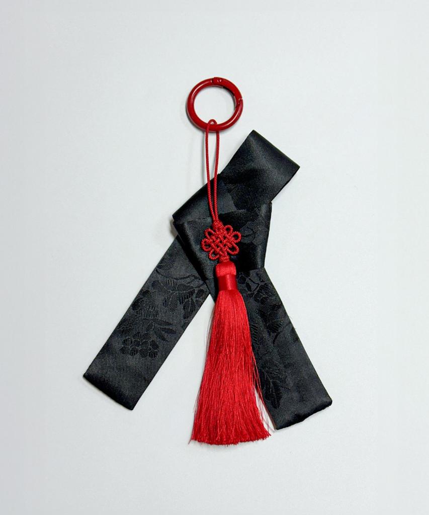 CCOMAQUE Ribbon Decoration Keyring Rp43M224