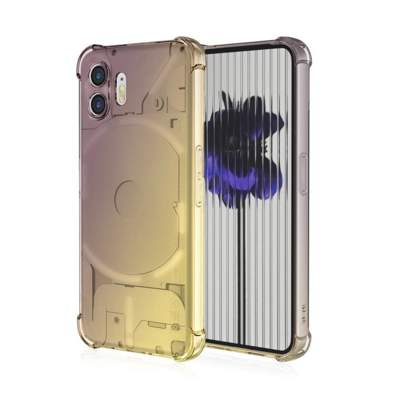 Husă de telefon din silicon gradient rezistentă la șocuri pentru Nothing Phone 3A 3Apro 2A Plus Husă din silicon translucidă pentru Nothing Phone 3A Pro