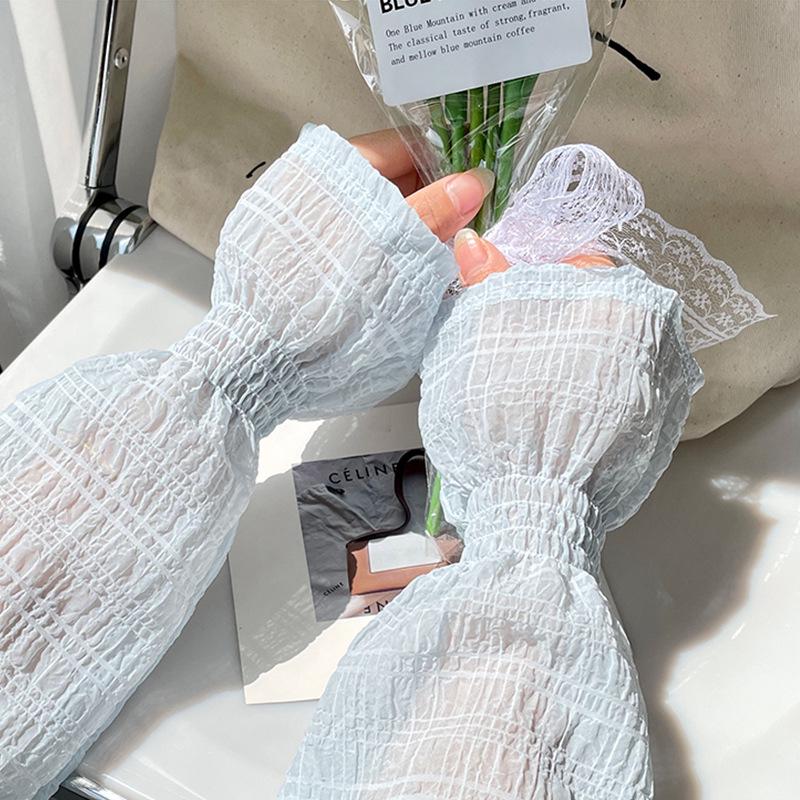 Women's Summer Lace Sun Protection Ice Silk Arm Sleeves