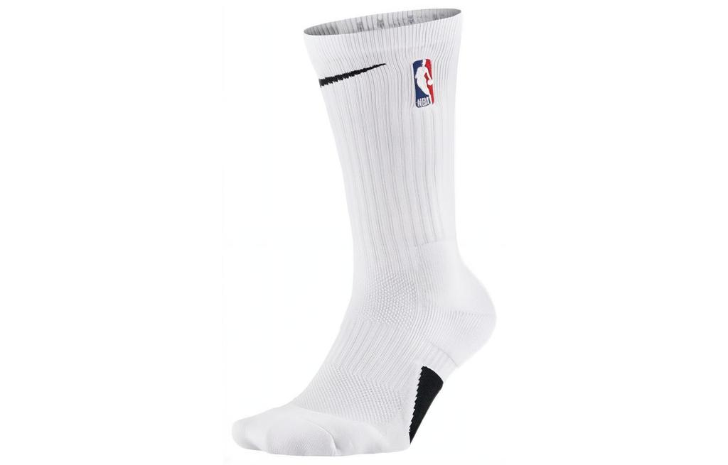 Nike NBA Elite Crew Socks Unisex 1 Pack White Couple's SX7587-100