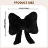 Bow Throw Pillow Couch Cute Versatile Modern Soft Seat Cushion Ornament for Sofa, Bedroom,
