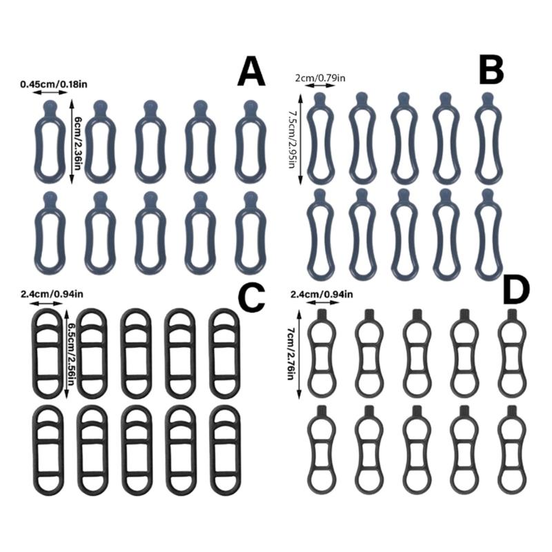 Versatiles Silicones Strap Suit Bike Headlights Strap Handlebars Lamp Strap for Bike Lamp and Accessories