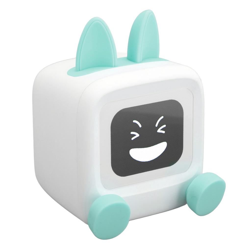 Desktop Small TV Robot Smart   Spker Alarm Clock Ornament with 2.01 Inch Screen GIF Album Mode 3000mah Battery for Bedroom Home