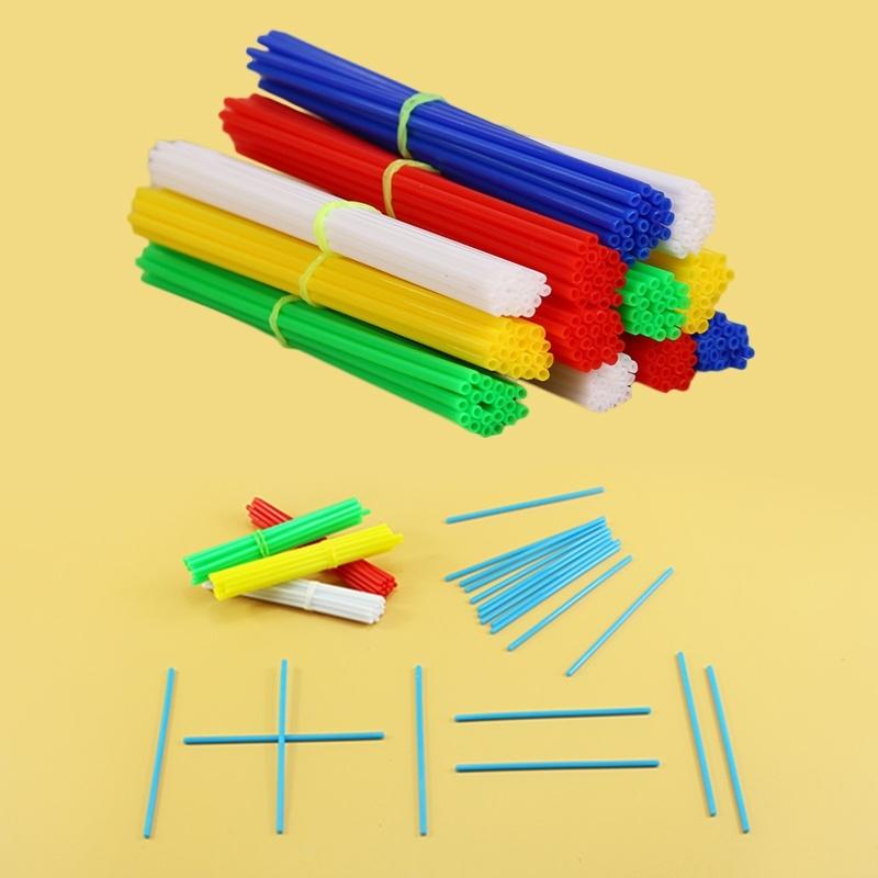 New 100pcs Children's Baby Learning Game Stick Bar Counting Rod Math Arithmetic Teaching Aids