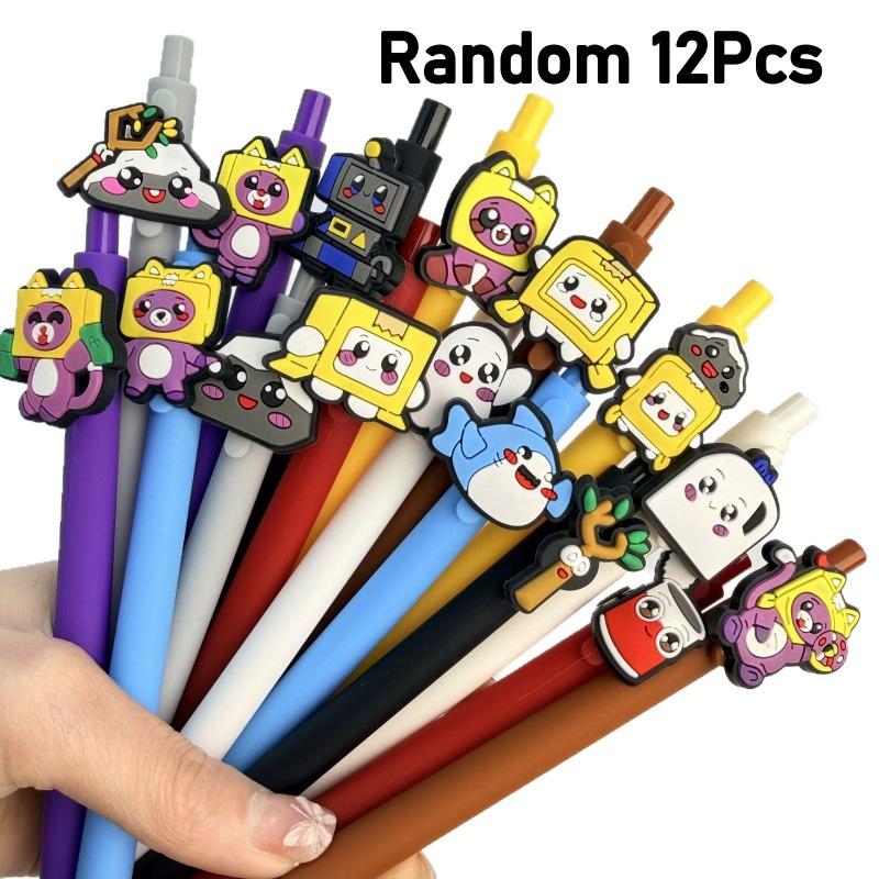 

10PCS Creative Candy Color Cartoon Gender-neutral Pen Creative Holiday Gift Pen Writing Ballpoint Pen, Random Style Random style 10Pcs